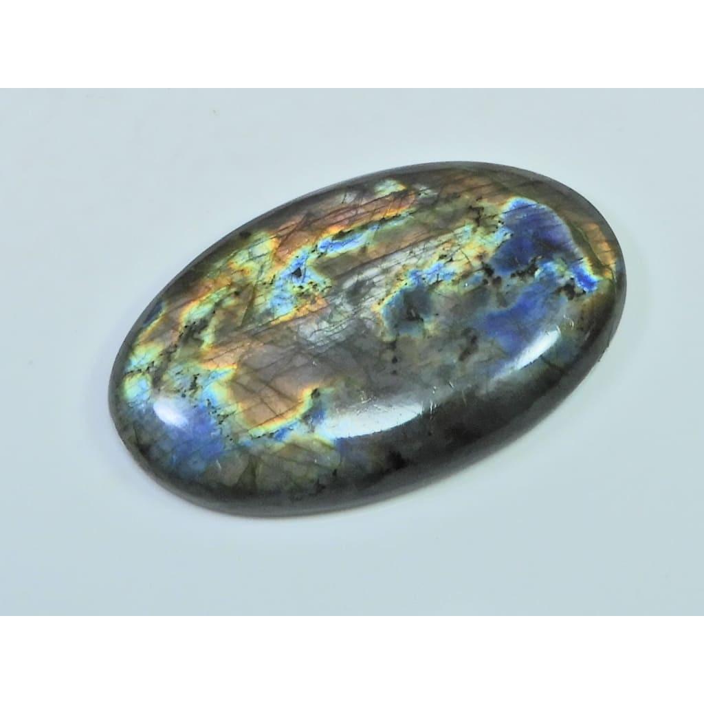27X49X07MM Natural Purple Labradorite Spectrolite Oval Loose Gemstone 93Cts. D-403