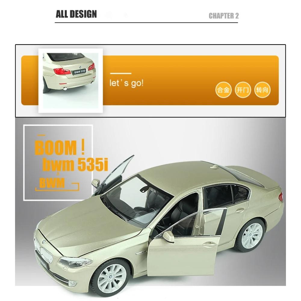 WELLY 1/24 BMW 535i Alloy Car Diecasts & Toy Vehicles Car Model Miniature Scale Model Car for Children