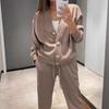 2025 Autumn/Winter Women's Casual Sports Cardigan Set