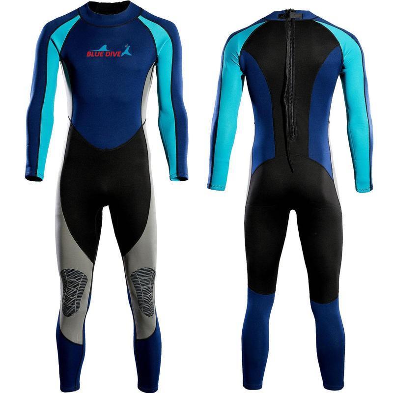 2mm Neoprene Wetsuit Men Women Full Body Thermal Protection Diving Snorkeling Swimming Winter Summer Use