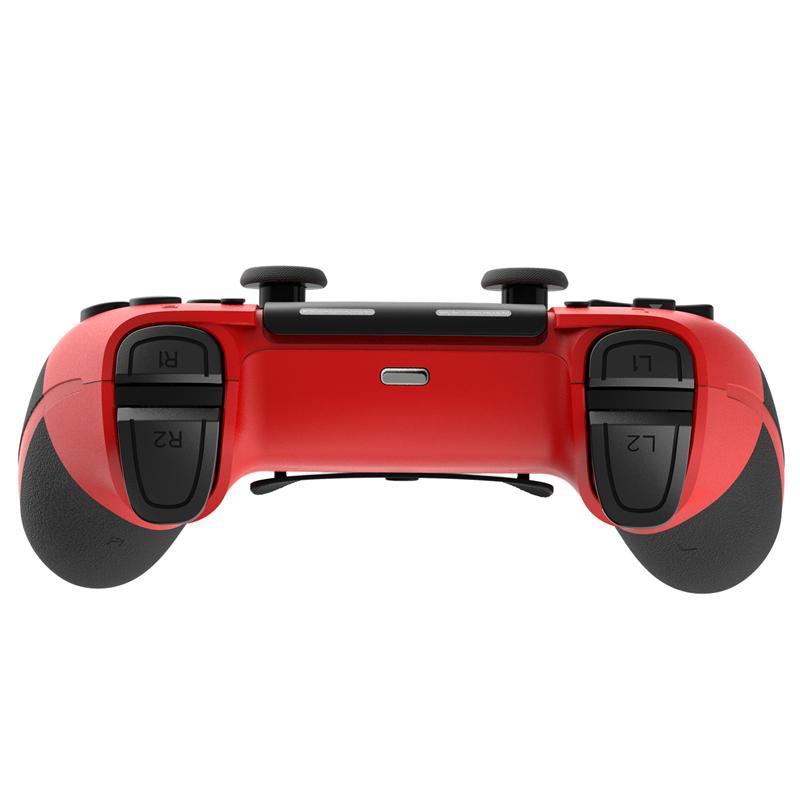 Wireless Gamepad Controller for PS4 with Motorized Vibration Body Sensing 6-Axis Continuous Firing Function