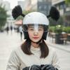 2 Stück/Set Selbstklebende Motorradhelm-Zöpfe Motorradhelm Krieger-Zopf für Motorrad