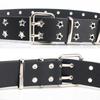 New Korean version of pentagram double exhaust eye belt personality punk style fashion versatile jeans suit belt women