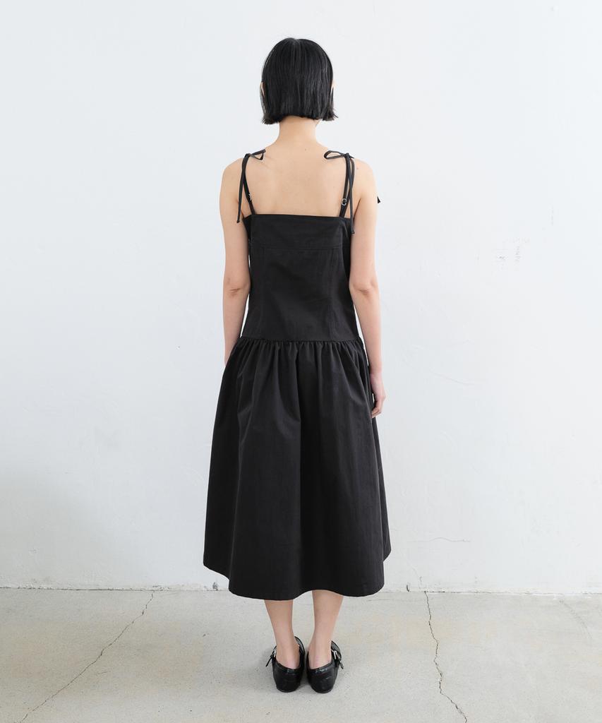 SEALOT Layered Sleeveless Long Dress (Black)