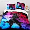 3D Print Fairy Tail Anime Natsu Bedding Set Duvet Cover Bed Set Quilt Cover Pillowcase Comforter King Queen Size Boys Adult