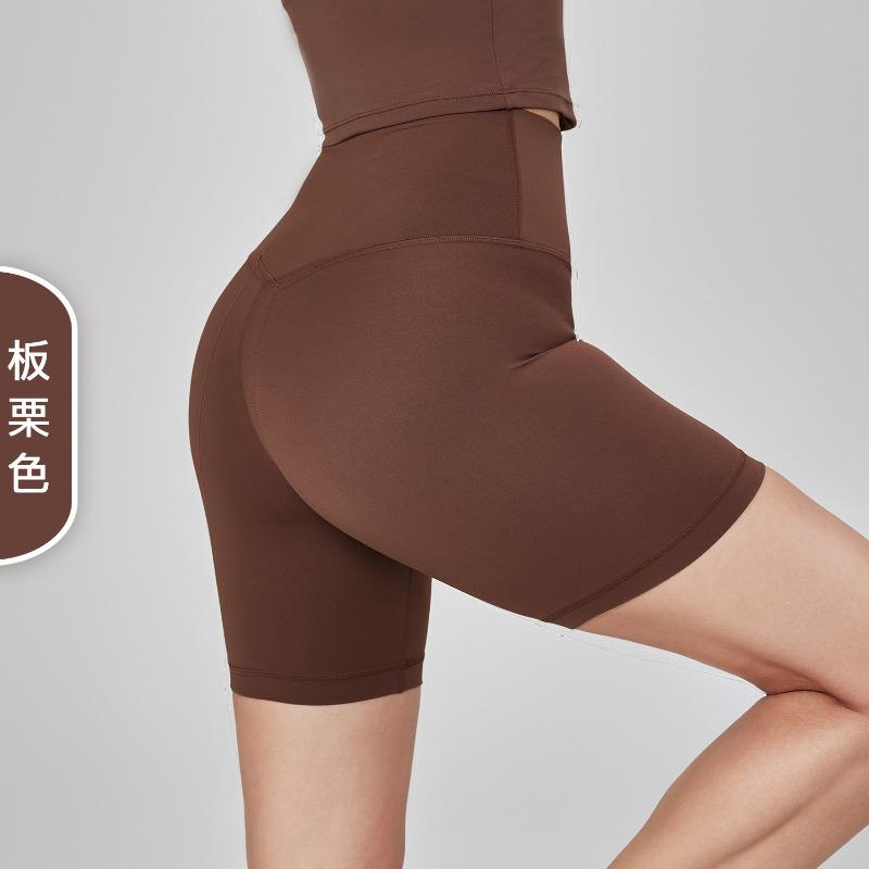 Three-point Yoga Shorts Peach Hip Pilates Fitness Yoga Pants Summer Thin Sports Tight Shorts Women's Outer Wear