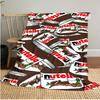 Nutella Vafle Potěšení Měkká Pohodlná Všechna Roční Období Pohovka Kancelářské Šlofíky Venkovní Cestování Perfektní Skvělý Dárek