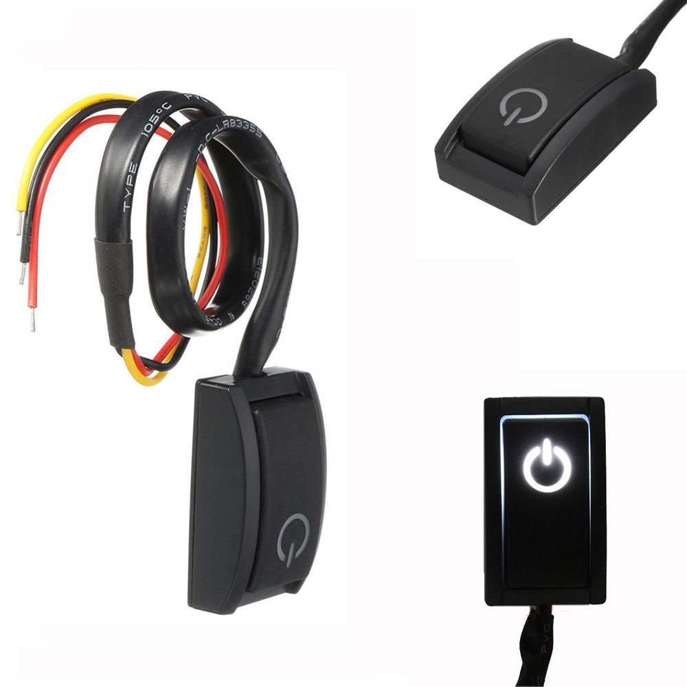 High Quality New Switches Button Switch Latching ON/OFF Plastic 3.6*2.1*1cm Button Car DC12V Kit LED Light Set Switches4