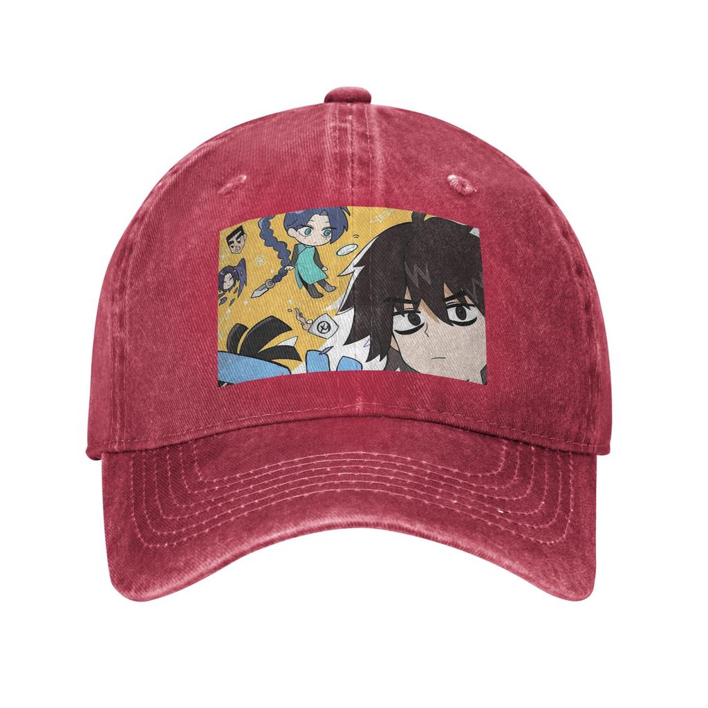 Scissor Seven Action Manga Cartoon Baseball Caps Fashion Denim Hats Outdoor Adjustable Casquette Sports Baseball Cowboy Hat