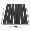 WPC Fence Panel 180 X 146 Cm Black