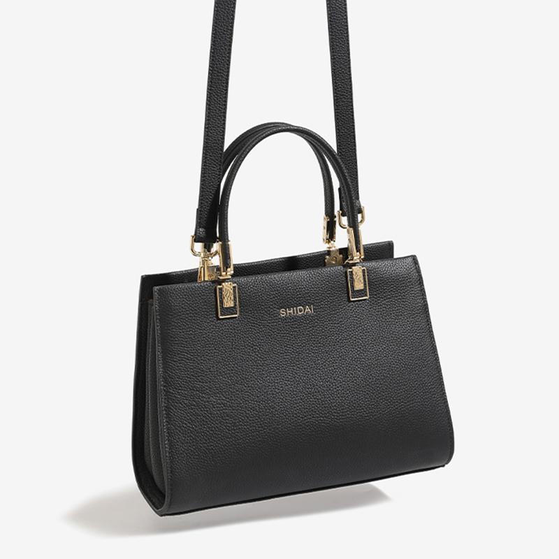 Women's stylish classic handbag, crossbody bag, large capacity, zippered removable shoulder strap