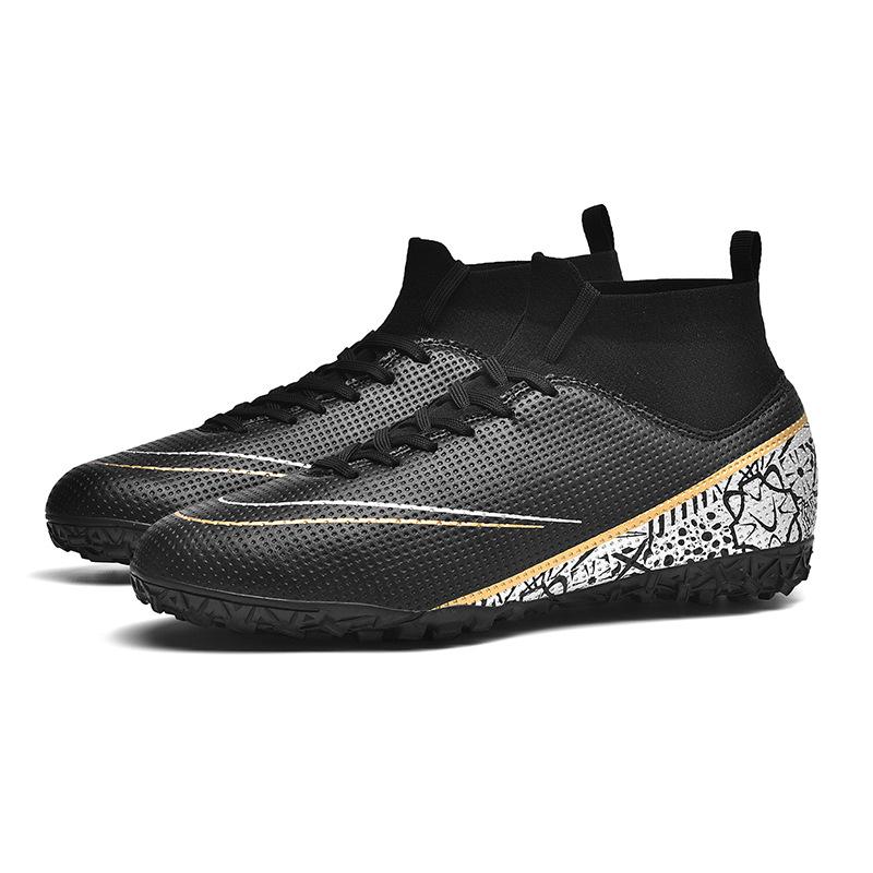 

Football shoes, men s long nails, socks, high-top broken nails, non-slip competition training shoes, sports football shoes 35