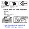 Universal 12V Car Vehicle Security System Burglar Alarm Protection Anti-theft System with 2 Remote Control Wiring Harness