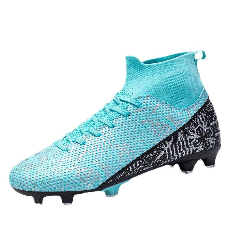 Hot-selling Football Shoes Men's High-top Long Broken Nails Student Children Boys Professional Training Football Shoes