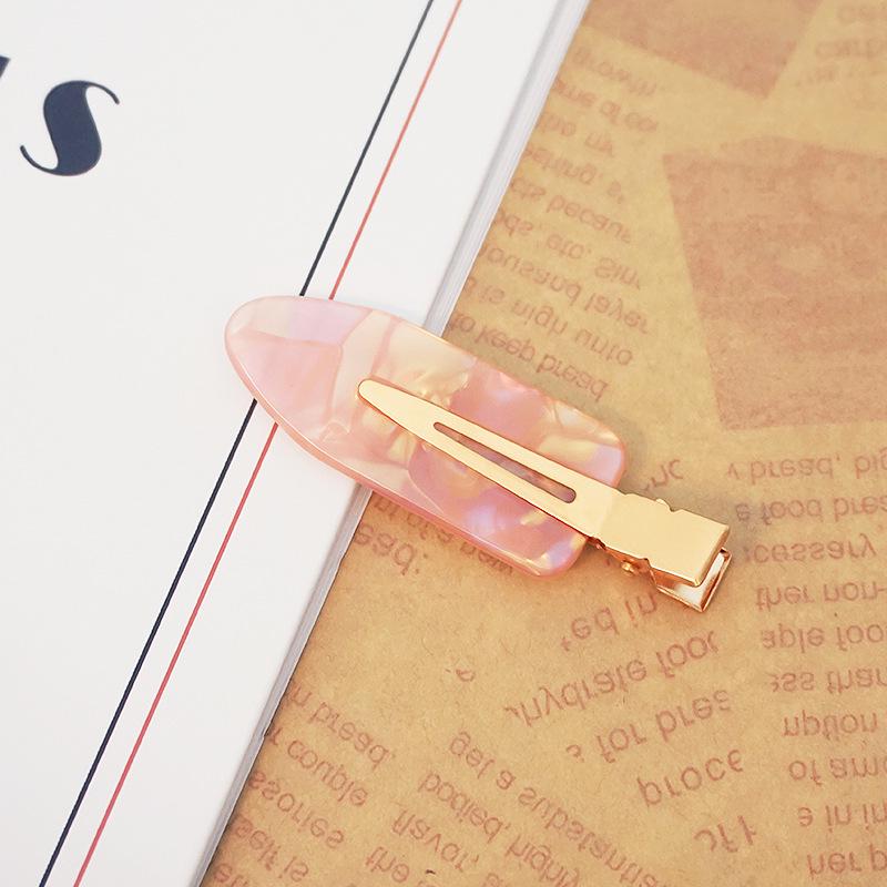 Japan und Korea Nahtloser Pony und Seitenhaarspangen - Damen Schmuck Krokodilklemmen Zubehör