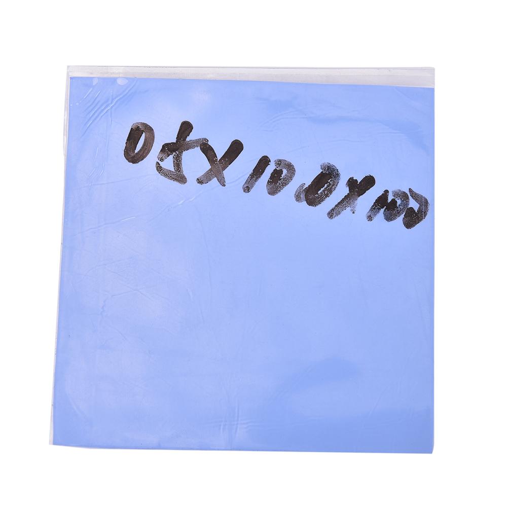 New Sale Blue GPU CPU Heatsink Cooling Thermal Conductive Silicone Pad100mmx100mmx0.5mm