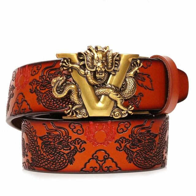 mens red versace belt