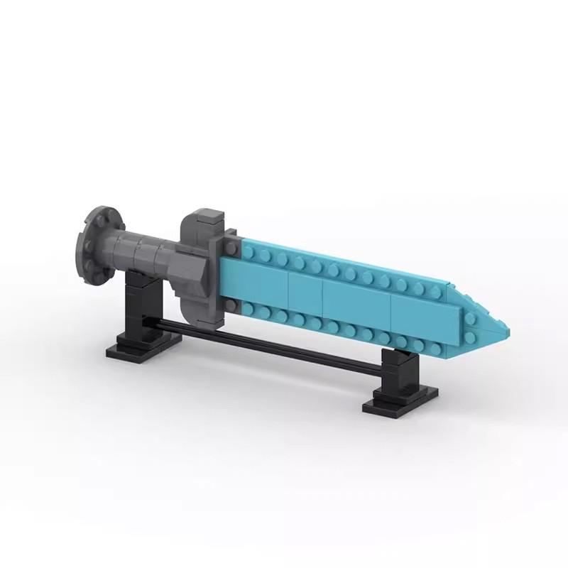 Compatible With Building Block Creative Lightsaber, Yuewang Goujian Sword Puzzle Boy Assembly Model Gift Ornament