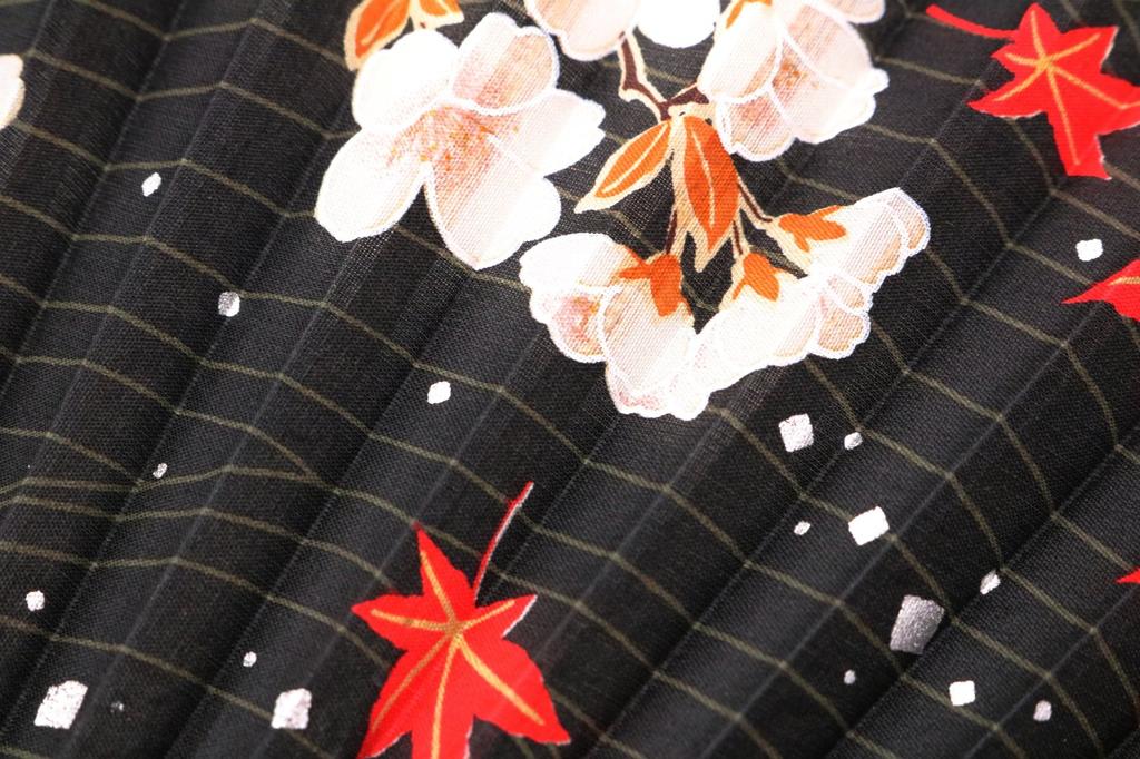 Asahio Faltfächer Kirschblüten und Herbstlaub 151003