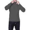 Men's Turtleneck Sweaters Men Pullovers Casual Slim Fit Sweater Male Bottoming Shirt Autumn Winter Warm High Elastic Tops