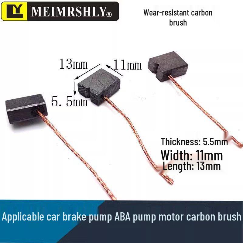 Compatible Carbon Brushes for Valeo, Remy, Jenory, Hanla Alternators - 4.5x6.5x17 mm, High Wear Resistance