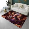 Anime Zoro One P-Piece Cartoon Teppich für Spielzimmer Schlafzimmer Wohnzimmer Sofa Heimdekoration, Kinder Teppich rutschfeste Bodenmatte