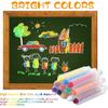 Dustless Chalk, Colored Chalk, for Painting, Blackboard Writing, Office 12 Pcs Color 1