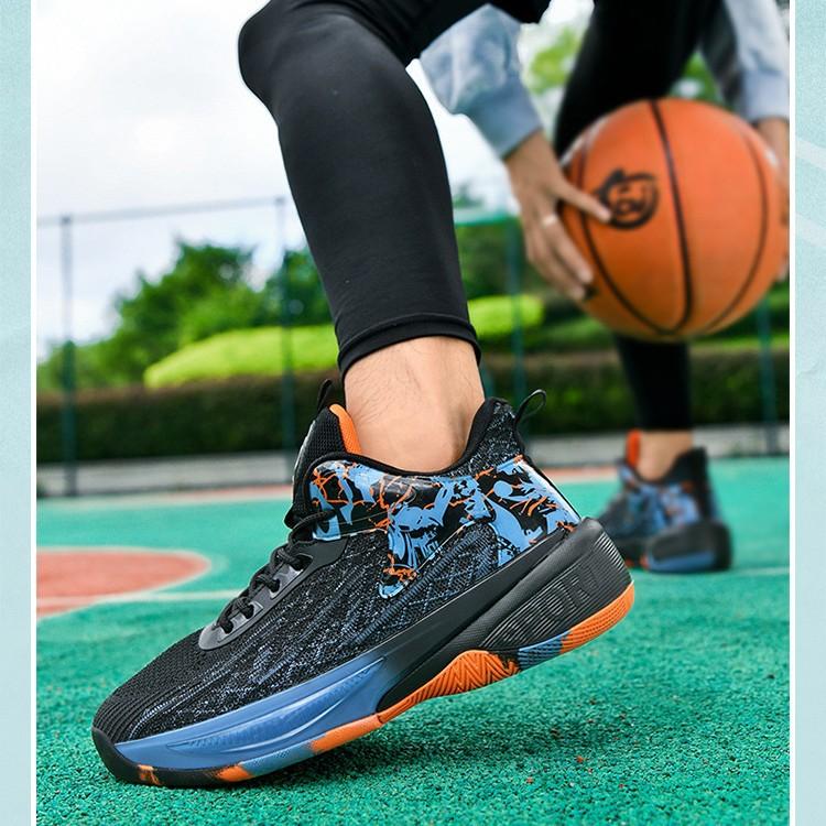 26 Flying woven mesh breathable fashion versatile basketball shoes men's low-top wear-resistant shock-absorbing sports men's shoes