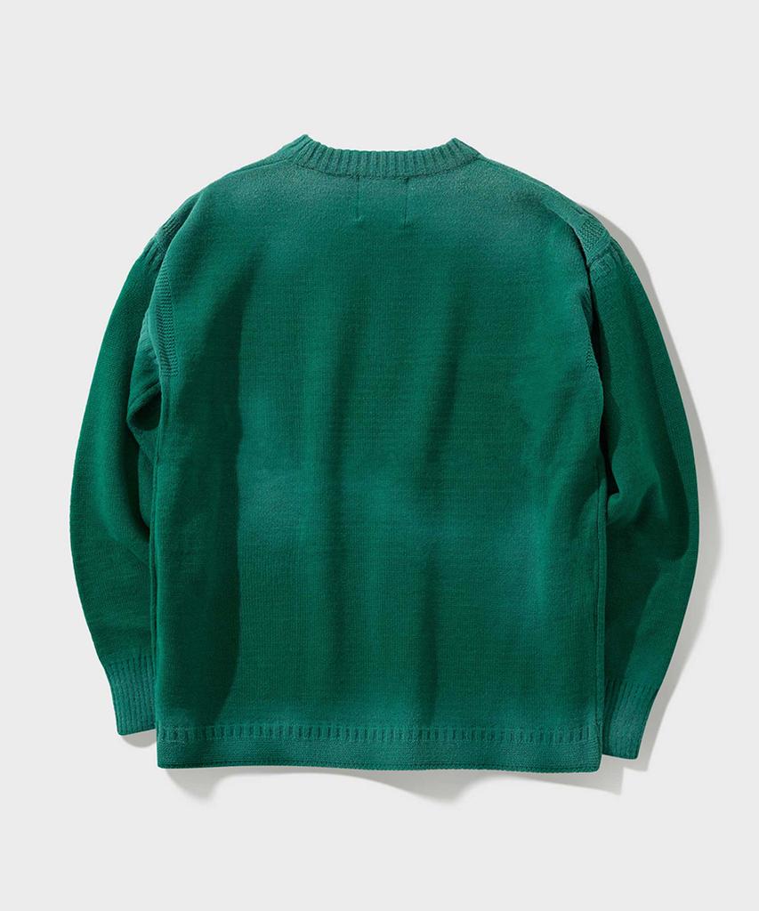 FFEFF STUDIO Vintage Washed Signature Round Pullover (Green)