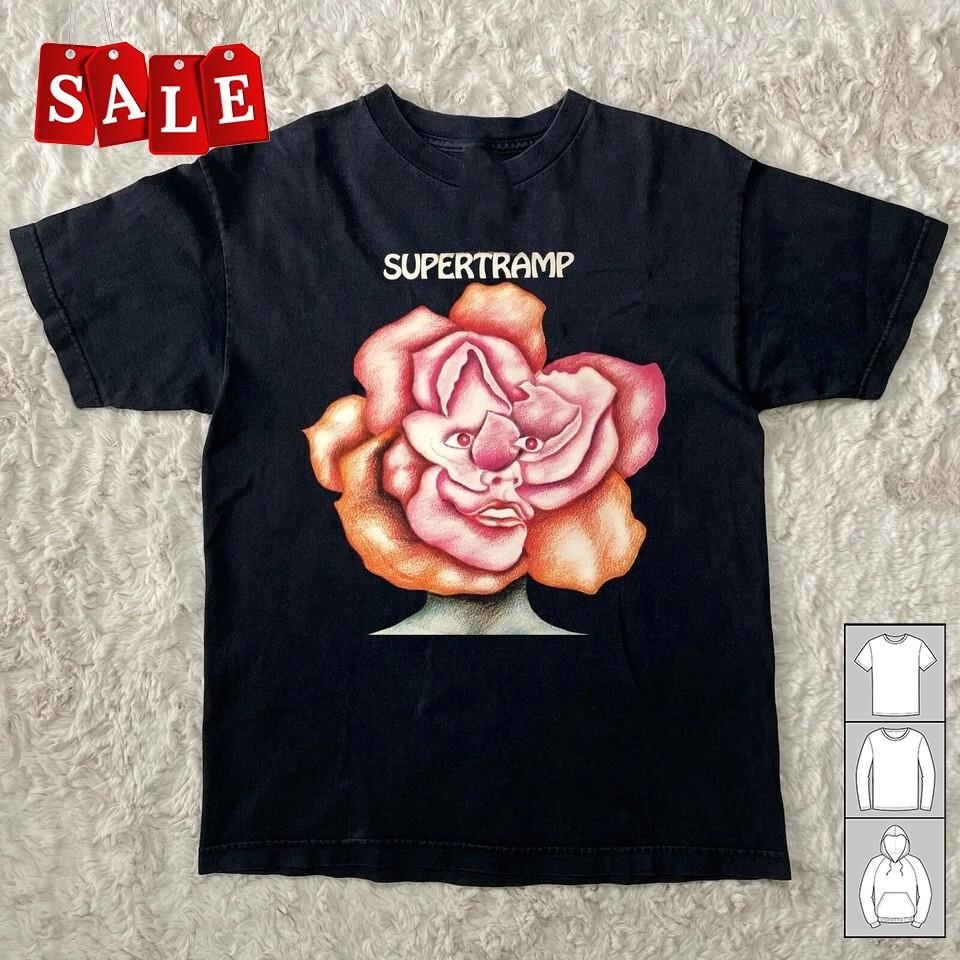 Rare SUPERTRAMP Self Titled  Gift For Fans Black All Size T-Shirt  TH557 Unisex T-Shirt M