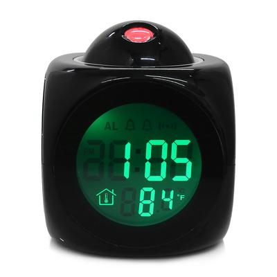 Alarm Clock Vibe LCD Sprechende Projektion Wecker Zeit- und Temperaturanzeige Reveil Projection Relojes Despertadores Clocks
