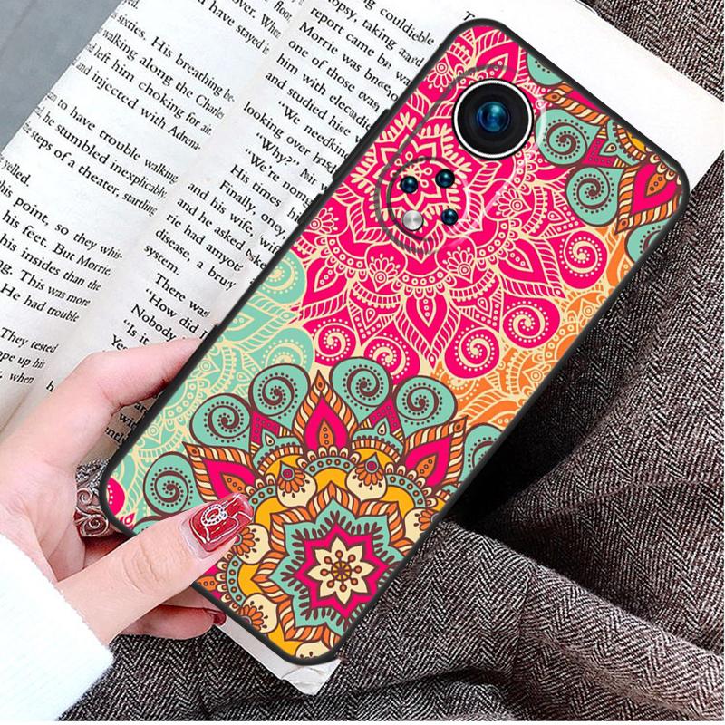 Trippy Tie Dye Floral Mandala Case For Honor Magic 8 6 7 Lite Honor 400 200 Pro 50 70 90 X8c X8b X9a X9c X9b X9d Win Cover