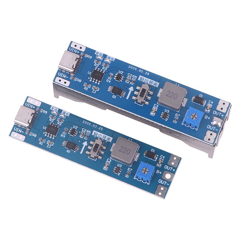 3.7V 9V 12V Type-C Lithium Battery Charger/Discharger Booster/Regulator Module Boost Step Up Module Ups Power Supply