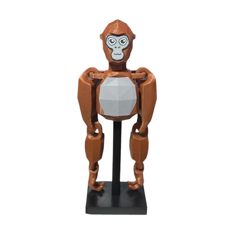 Gorilla Tag Figurine Fidget Flessibile Scimmia Stampata 3D Bambole con Articolazioni Mobili Giocattoli Animali Cartoni Animati Decorazioni per la Casa Regali di Compleanno per Bambini