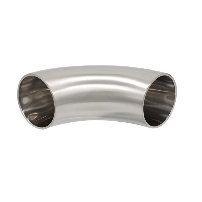 Sanitary 304 Stainless Steel 90-Degree Welded Short Elbow