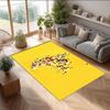 Brazil national football team Printed Flannel Area Rug Non Slip Soft Polyester Floor Carpet Indoor Decor Mat for Bedroom Living Room Sofa