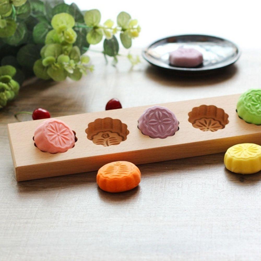 Festival 5 Flower Flower Fish Shape Decorating Tools Moon Cake Mold Baking Mold Cake Mold