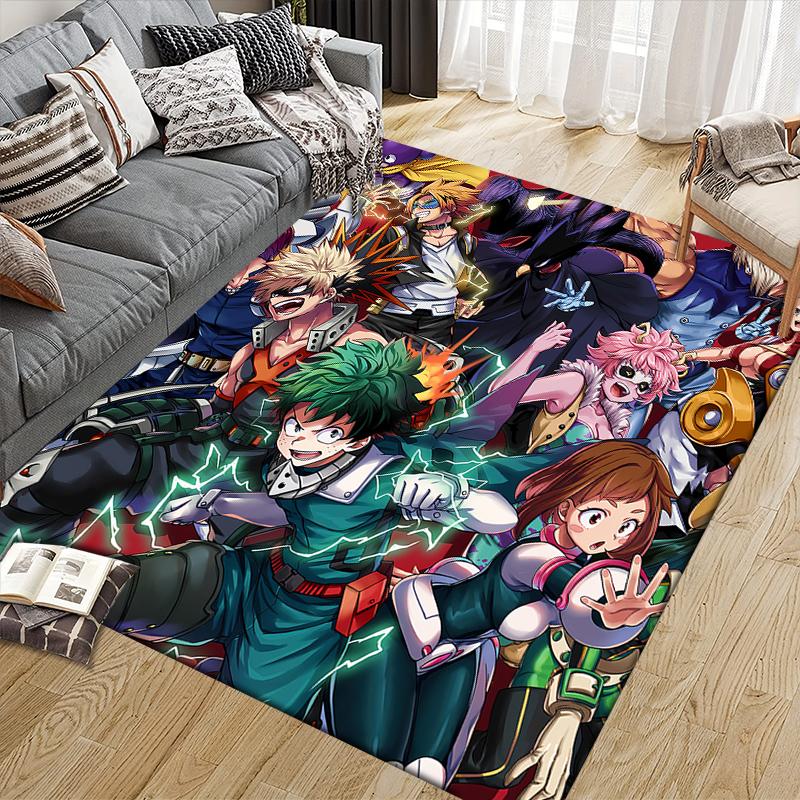 Tappeto Area My Hero Academia, Tappeto Accogliente per Fan MHA, Regalo Ideale.chl