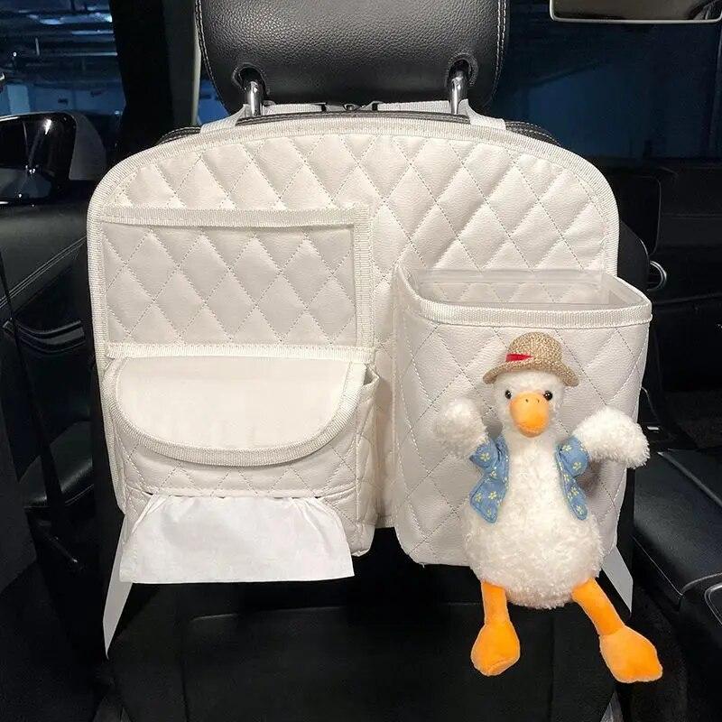 

Сумка для хранения спинки автомобильного сиденья, милый автомобильный шов для хранения артефактов, многофункциональная коробка для хранения автомобильной стойки