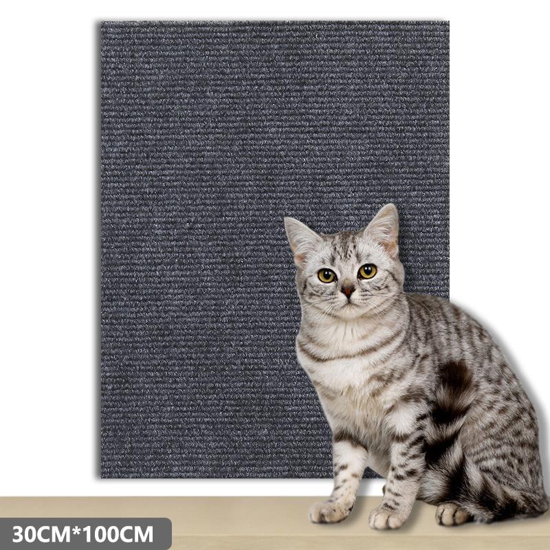 Self-Adhesive Carpet Cats Scratch Board Wall Anti Cat Scratch Sofa Diy Cats Scratch Board Sofa Protection Paws Sharpen Trimmable