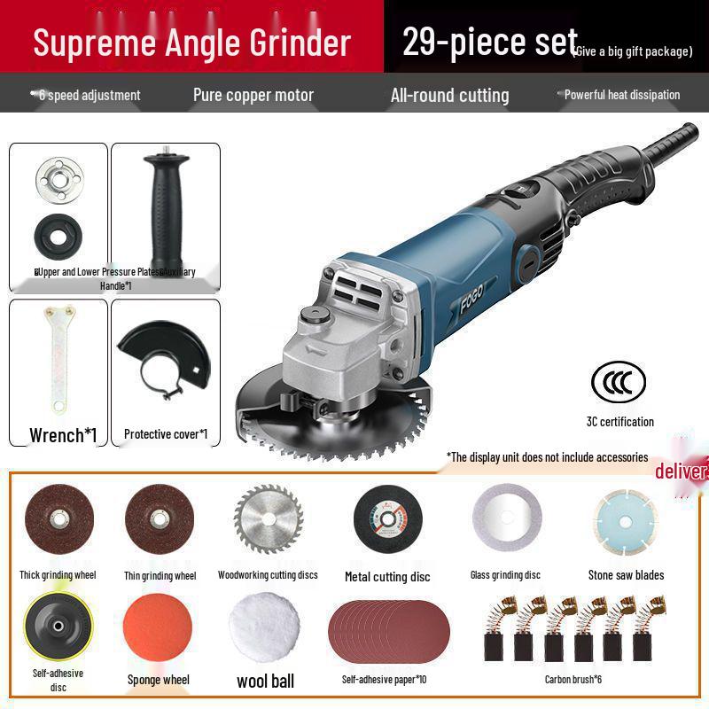 Gefu Angle Grinder: Multifunctional Hand Grinder & Polisher Machine for Home Use