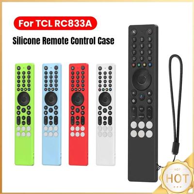 For TCL RC833A Silicone TV Remote Case for Smart TV TCL Remote Control Protection Cover Drop-Proof RC Cover TV Supplies Tool