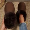 2025 Autumn & Winter New Style - Platform Snow Boots Ankle-Length Solid Color Suede Warm Outdoor Women's Cotton Shoes