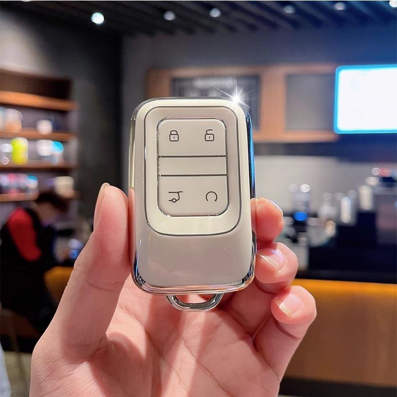 

Tpu Car Key Cover For Jetour G700 T1 T2 Remote Key Fob Case Anti-Drop Protective Holder Shell Keychain Accessories for Jetour G700