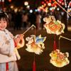 Waterproof DIY Material Package Ancient Style Hand held Luminous Lantern China-Chic Design Luminous Feature