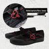 VANS Mary Jane Velvet Heart Buckle Shoes