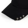 Women's Summer Fashionable Baseball Cap Korean Style Student Couple Streetwear Iron Ring Hip Hop Casual Duckbill Cap