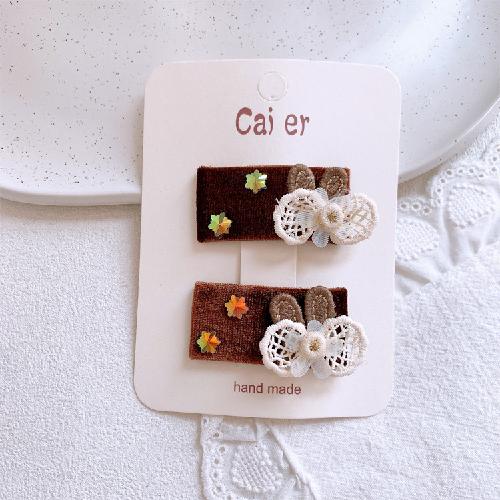 Korean Pearl Bow Rhinestone Love Hairpin Hair Ring High-end Temperament Does Not Hurt The Side of The Hair The Girl's Hairpin
