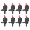 8Pcs 1/4in Kraftstoff Cut Off Ventil 90 Grad Abschaltung Ventil Gerade Gas Ventil für Stens für Oregon für
