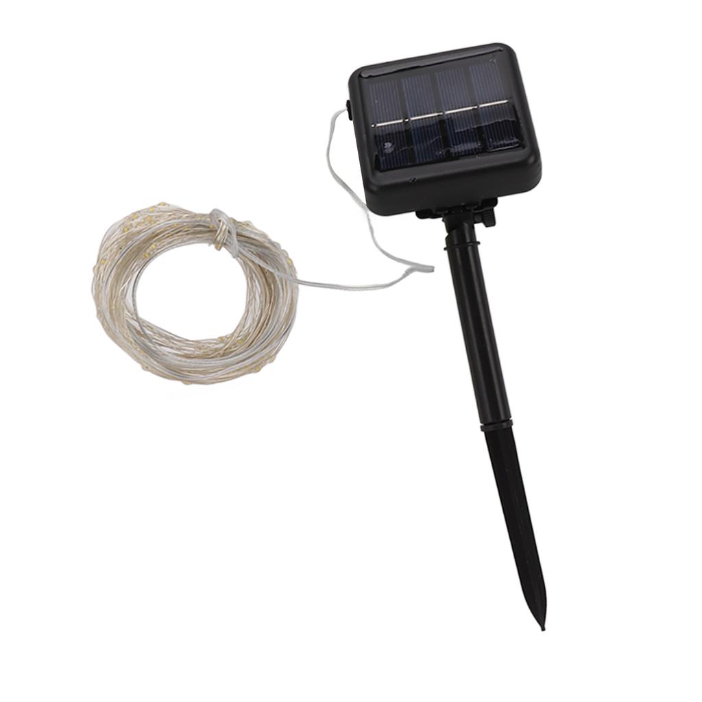 300 LED Solar Rope Light Adjustable Waterproof Beautiful Romantic Solar Powered Rope Light for Garden Yard Decor